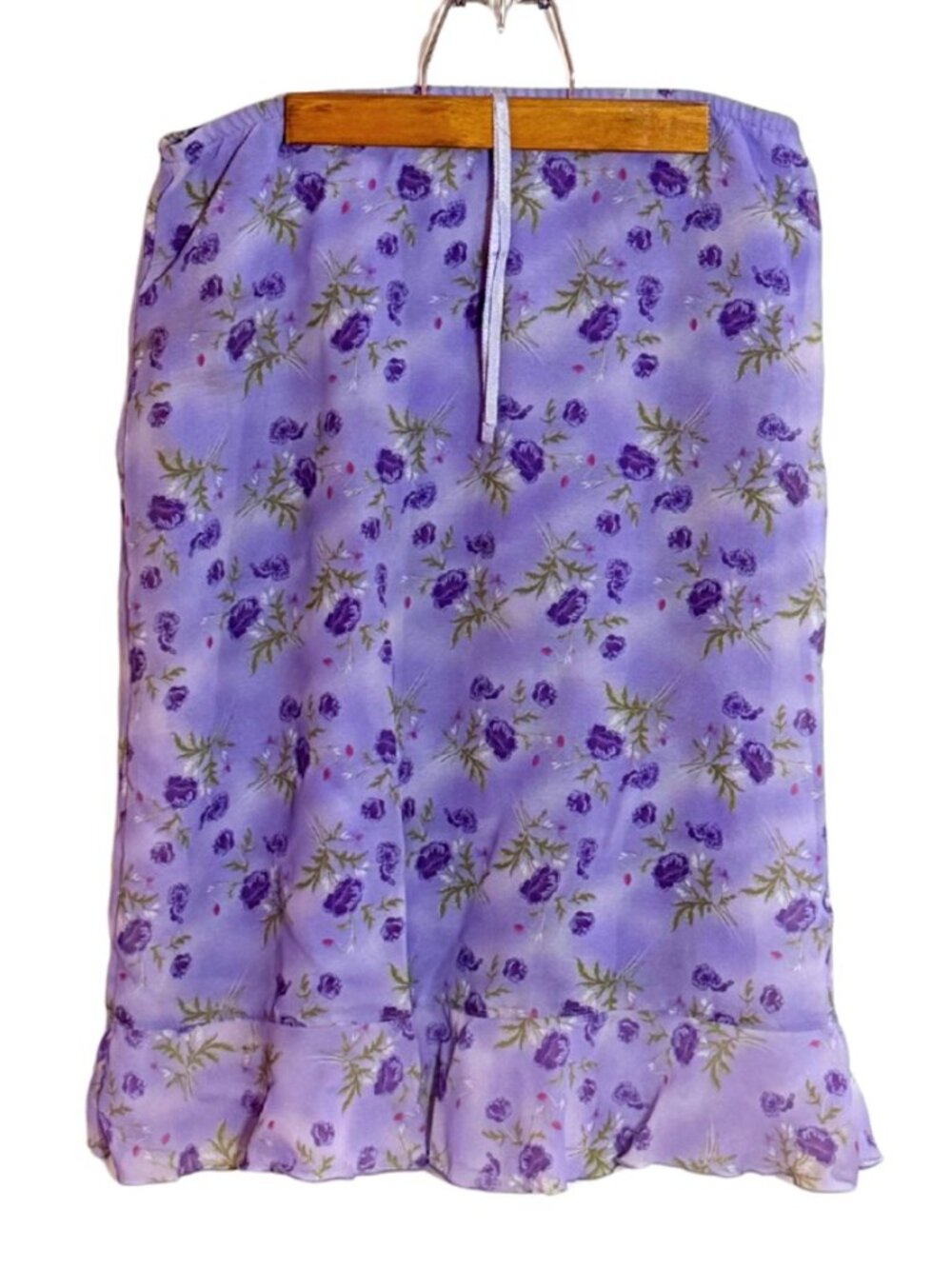 Mary Kate and Ashley Vintage Y2K Purple Floral Midi Skirt Girls XL